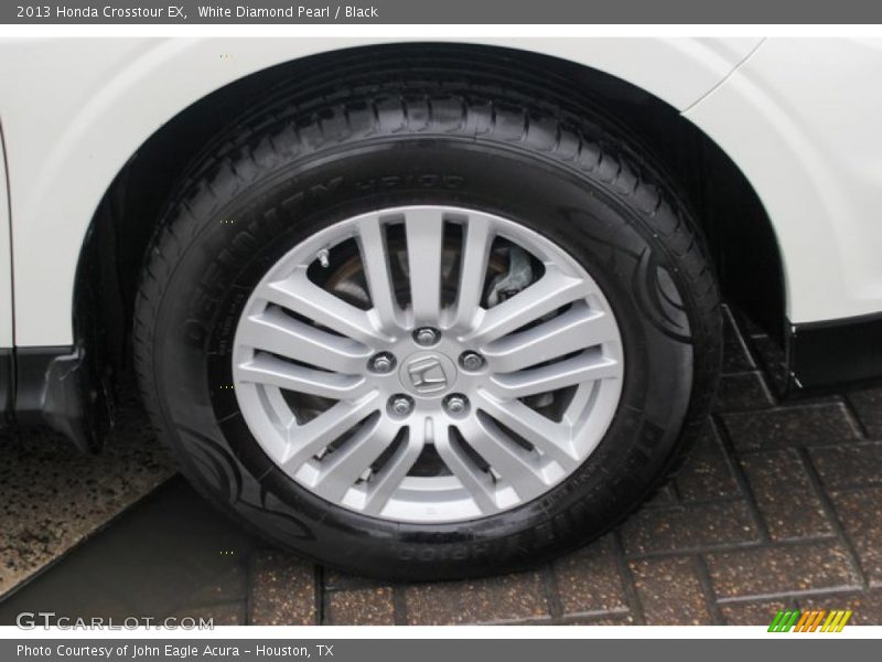 White Diamond Pearl / Black 2013 Honda Crosstour EX