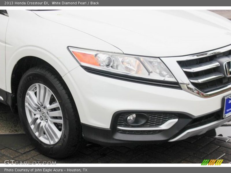 White Diamond Pearl / Black 2013 Honda Crosstour EX