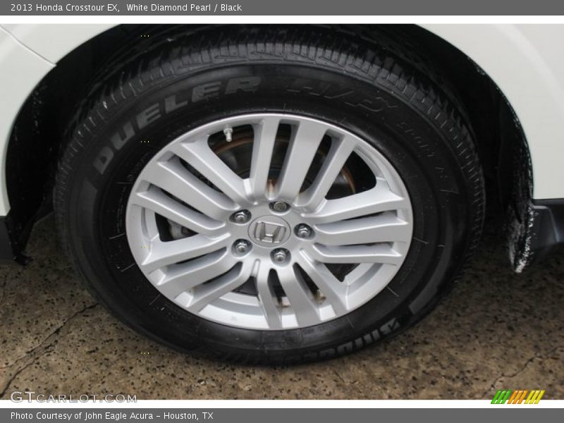 White Diamond Pearl / Black 2013 Honda Crosstour EX