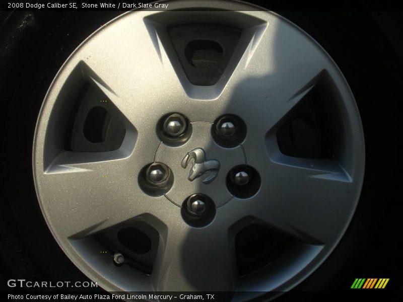 Stone White / Dark Slate Gray 2008 Dodge Caliber SE