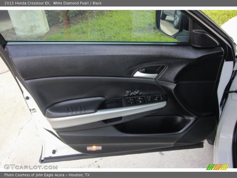 White Diamond Pearl / Black 2013 Honda Crosstour EX