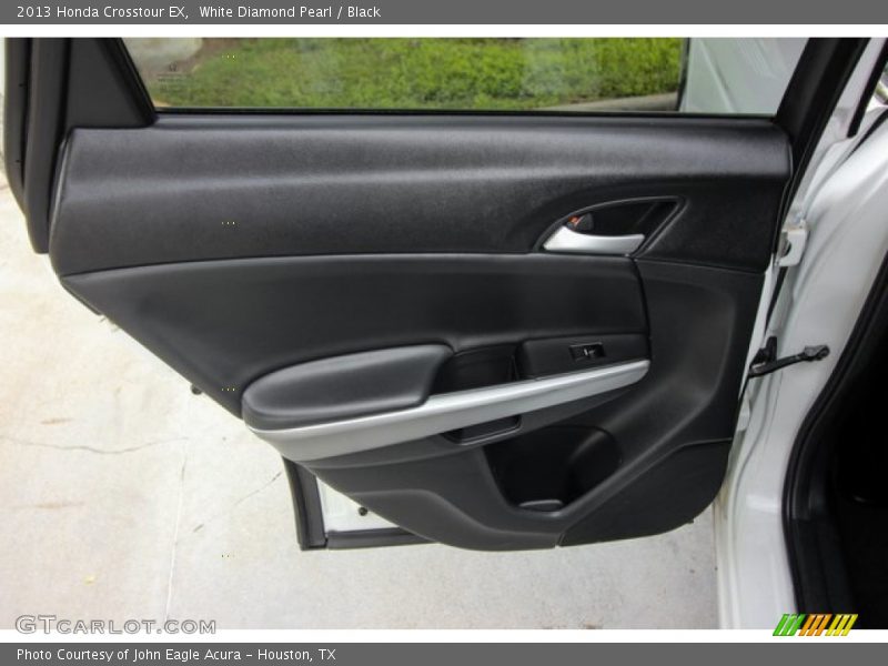 White Diamond Pearl / Black 2013 Honda Crosstour EX