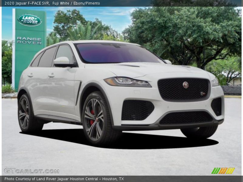 Front 3/4 View of 2020 F-PACE SVR