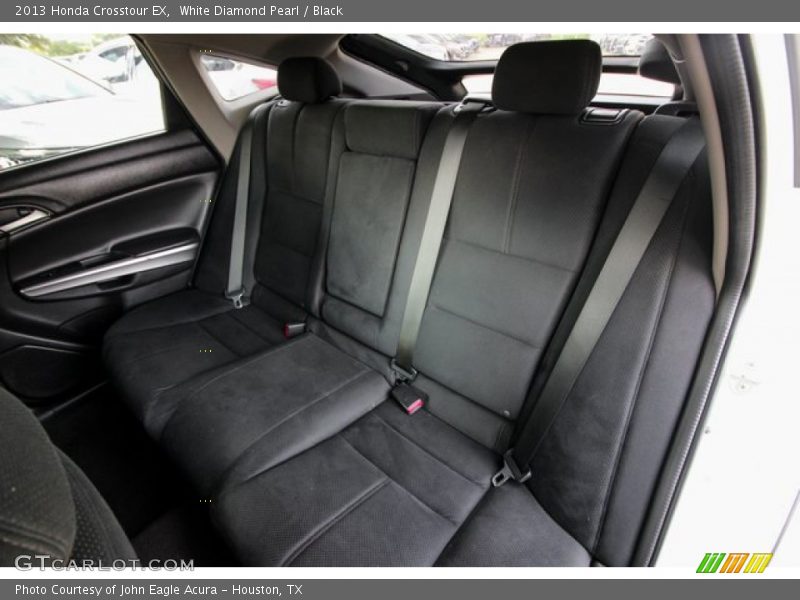 White Diamond Pearl / Black 2013 Honda Crosstour EX