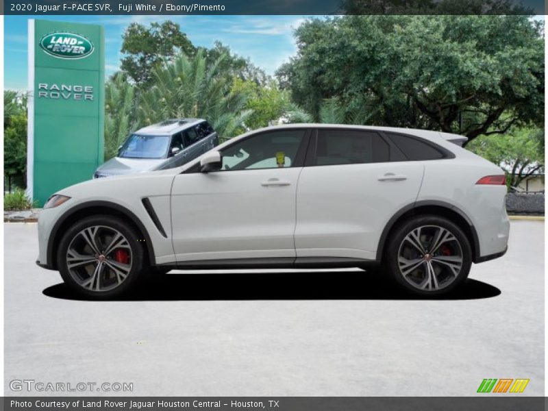 Fuji White / Ebony/Pimento 2020 Jaguar F-PACE SVR