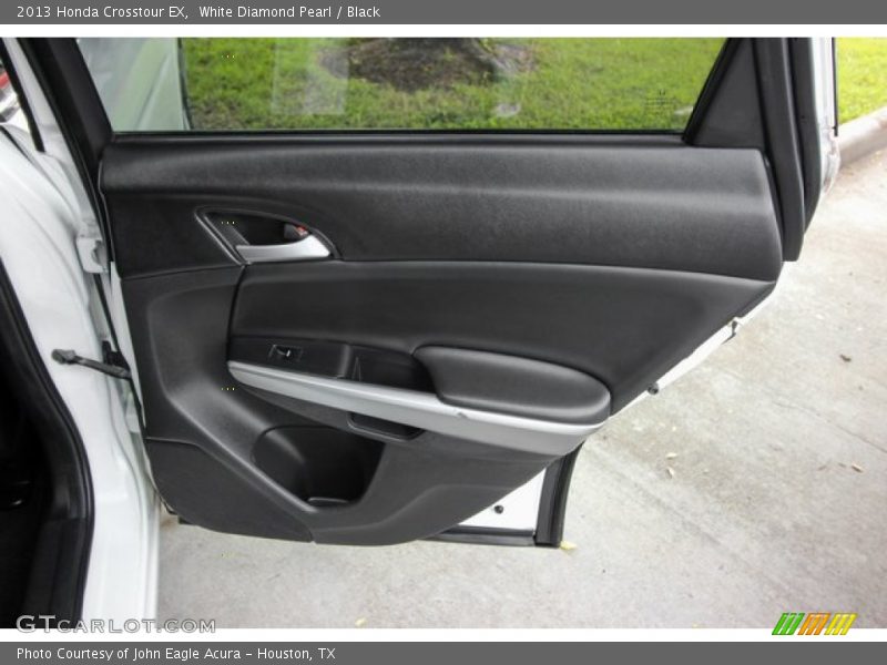 White Diamond Pearl / Black 2013 Honda Crosstour EX