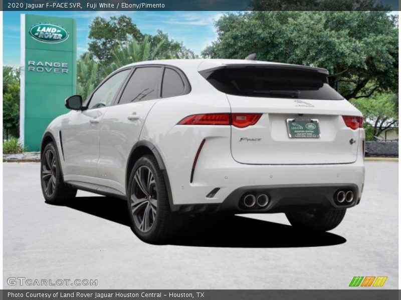 Fuji White / Ebony/Pimento 2020 Jaguar F-PACE SVR