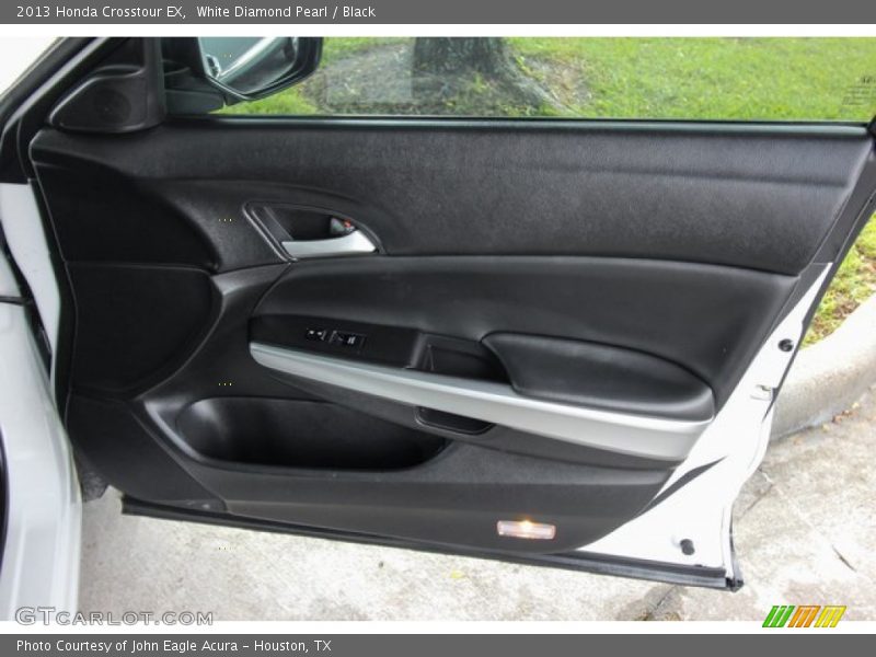White Diamond Pearl / Black 2013 Honda Crosstour EX