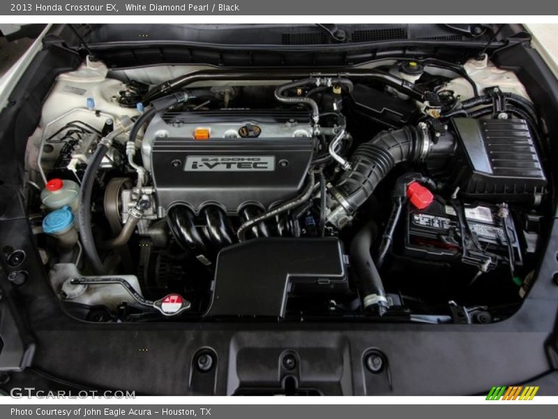 White Diamond Pearl / Black 2013 Honda Crosstour EX