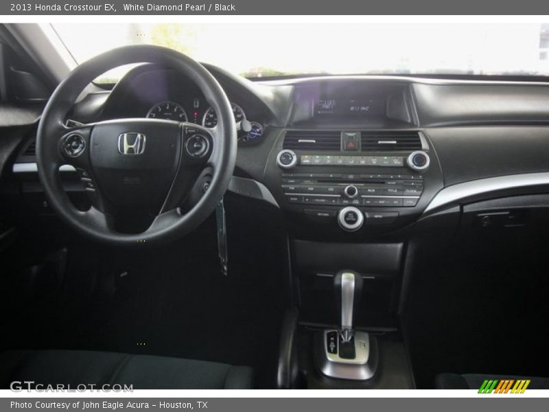 White Diamond Pearl / Black 2013 Honda Crosstour EX