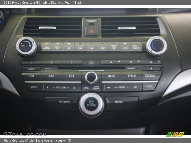 White Diamond Pearl / Black 2013 Honda Crosstour EX