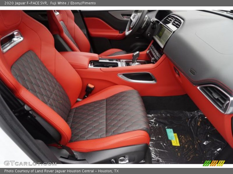 Front Seat of 2020 F-PACE SVR