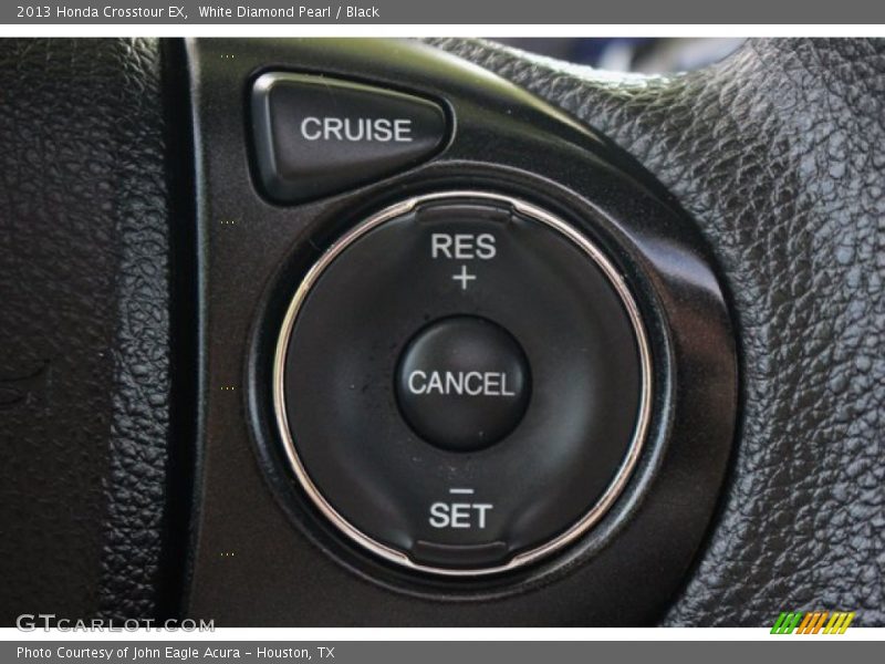White Diamond Pearl / Black 2013 Honda Crosstour EX