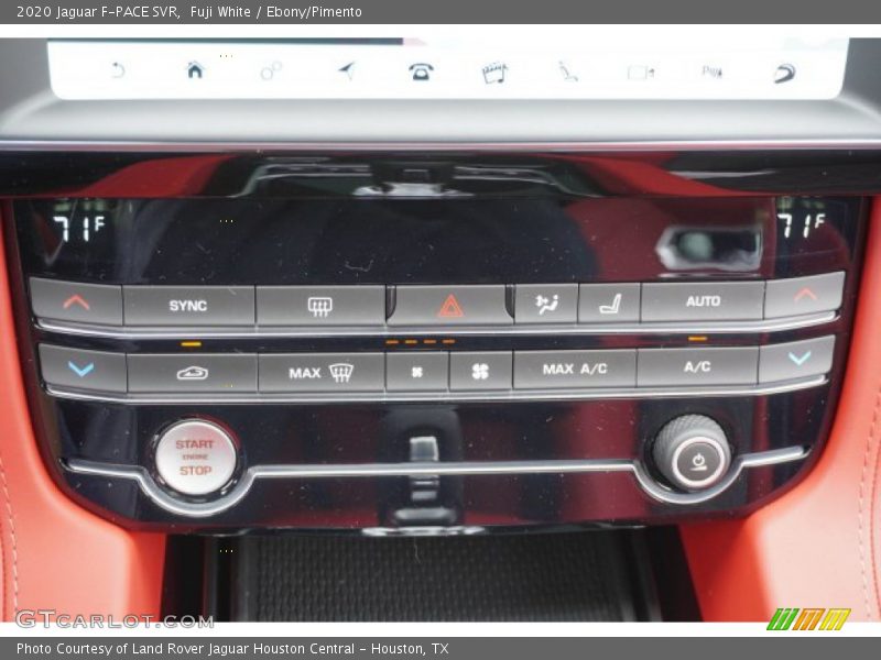Controls of 2020 F-PACE SVR