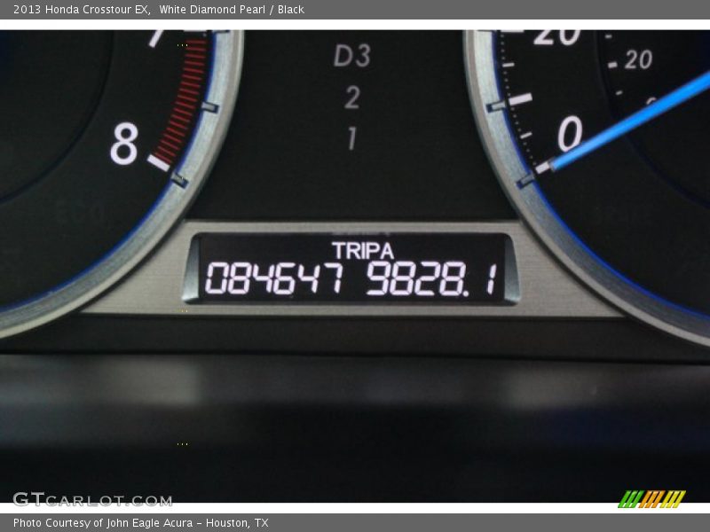 White Diamond Pearl / Black 2013 Honda Crosstour EX