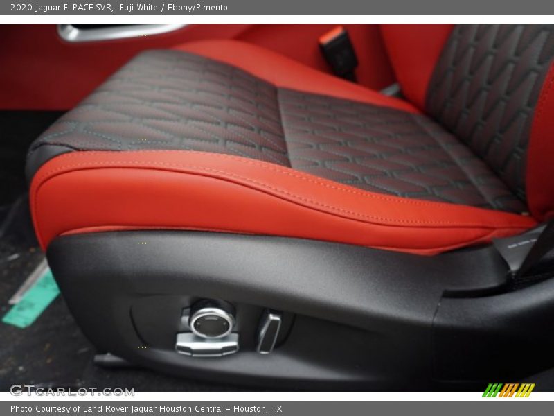Front Seat of 2020 F-PACE SVR