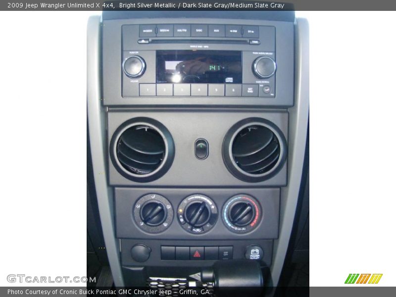 Bright Silver Metallic / Dark Slate Gray/Medium Slate Gray 2009 Jeep Wrangler Unlimited X 4x4