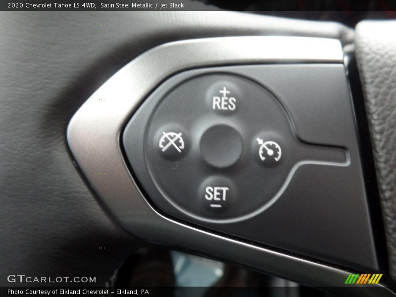 Satin Steel Metallic / Jet Black 2020 Chevrolet Tahoe LS 4WD