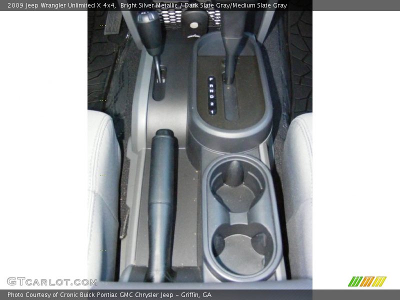 Bright Silver Metallic / Dark Slate Gray/Medium Slate Gray 2009 Jeep Wrangler Unlimited X 4x4