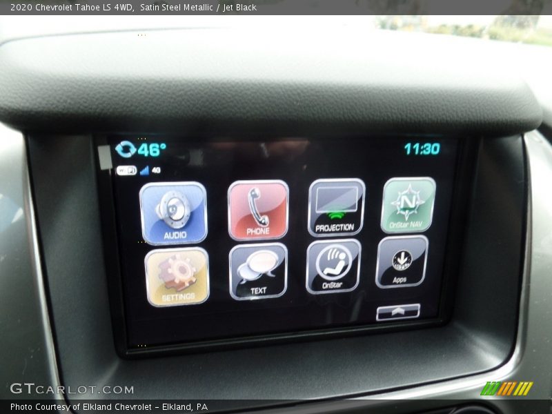 Satin Steel Metallic / Jet Black 2020 Chevrolet Tahoe LS 4WD