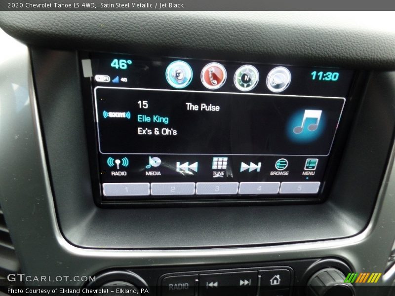 Satin Steel Metallic / Jet Black 2020 Chevrolet Tahoe LS 4WD