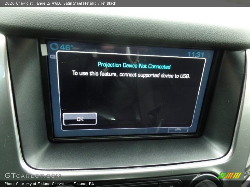 Satin Steel Metallic / Jet Black 2020 Chevrolet Tahoe LS 4WD