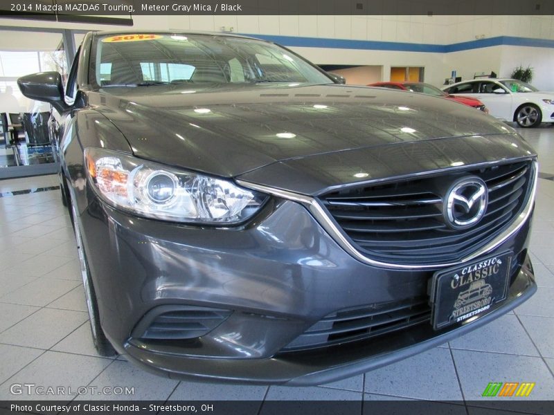 Meteor Gray Mica / Black 2014 Mazda MAZDA6 Touring