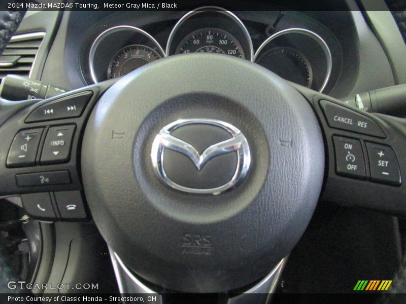 Meteor Gray Mica / Black 2014 Mazda MAZDA6 Touring