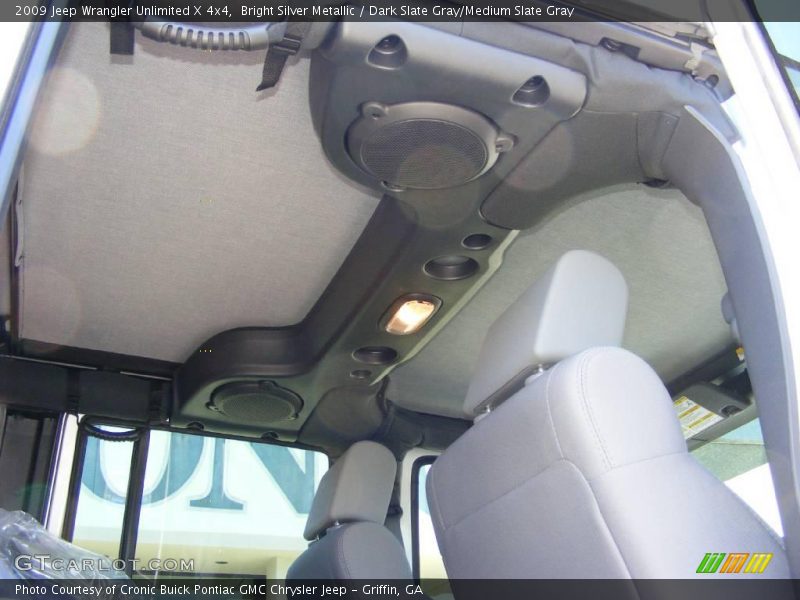 Bright Silver Metallic / Dark Slate Gray/Medium Slate Gray 2009 Jeep Wrangler Unlimited X 4x4
