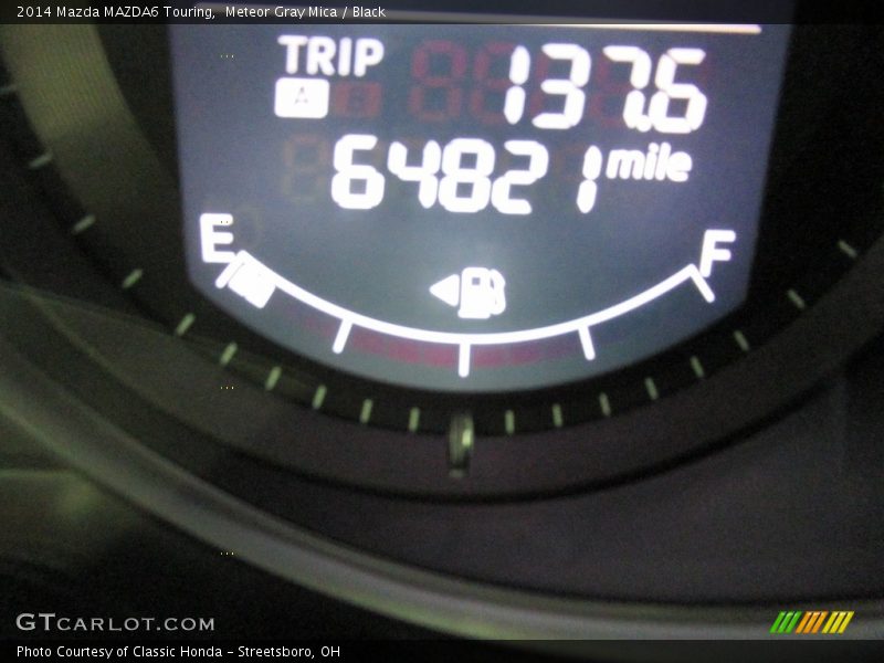 Meteor Gray Mica / Black 2014 Mazda MAZDA6 Touring