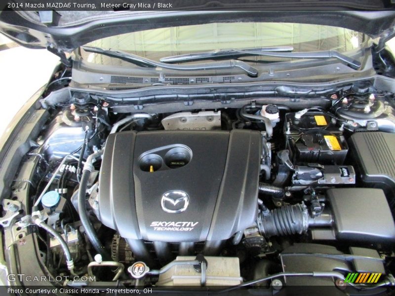 Meteor Gray Mica / Black 2014 Mazda MAZDA6 Touring