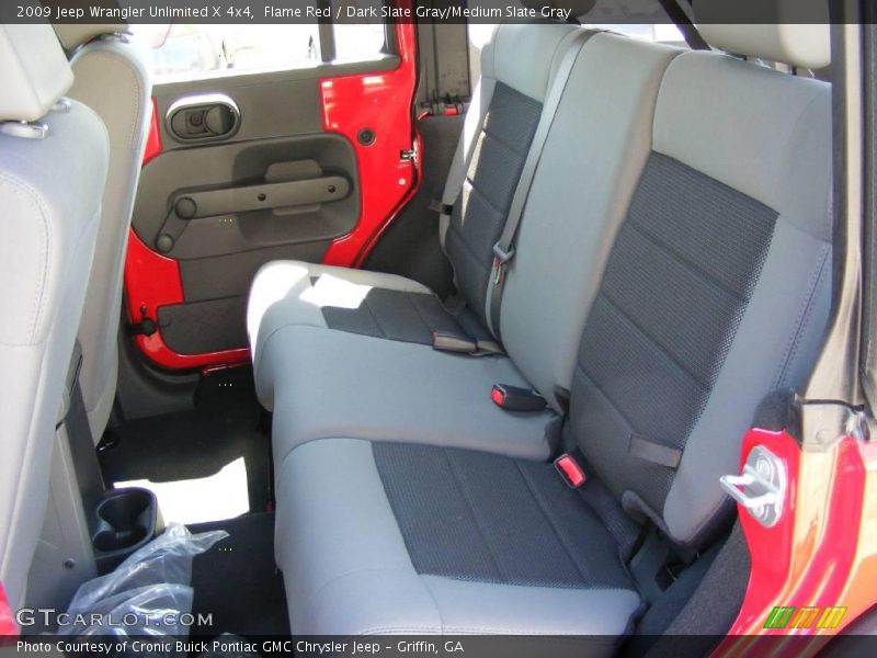 Flame Red / Dark Slate Gray/Medium Slate Gray 2009 Jeep Wrangler Unlimited X 4x4