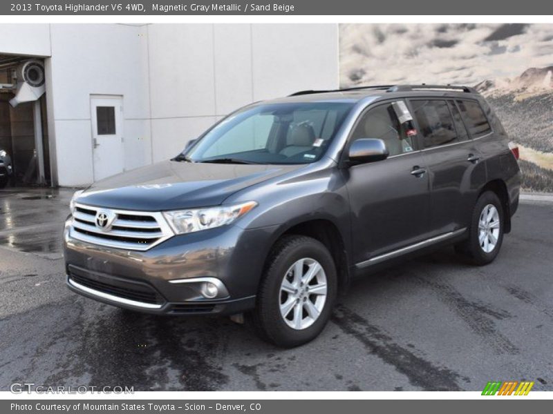 Magnetic Gray Metallic / Sand Beige 2013 Toyota Highlander V6 4WD