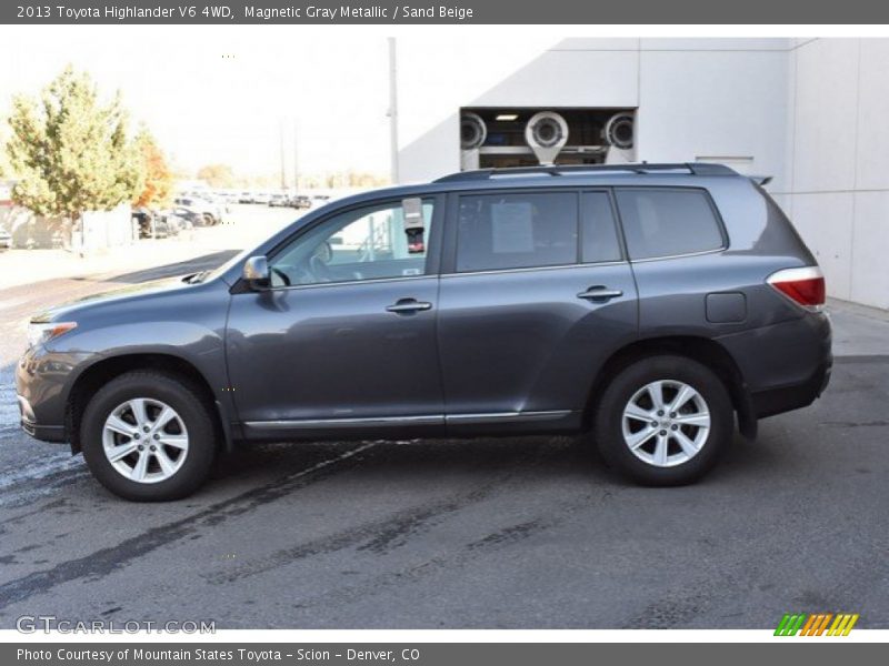 Magnetic Gray Metallic / Sand Beige 2013 Toyota Highlander V6 4WD