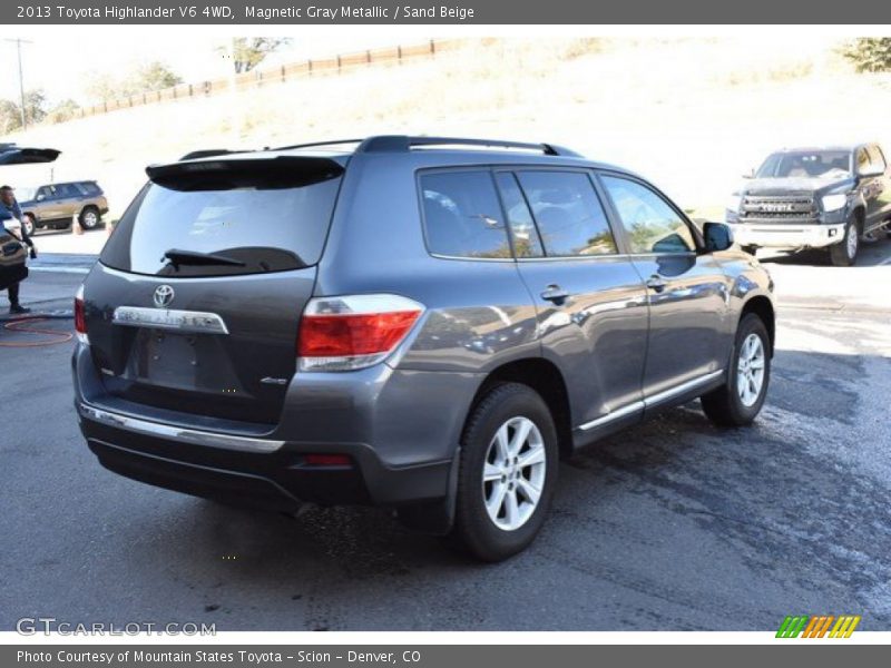Magnetic Gray Metallic / Sand Beige 2013 Toyota Highlander V6 4WD