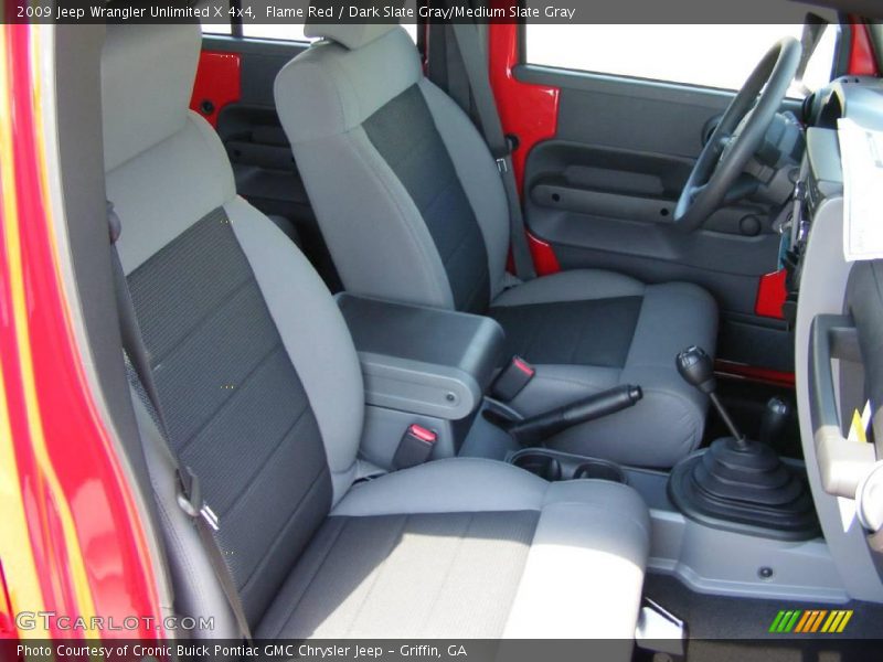 Flame Red / Dark Slate Gray/Medium Slate Gray 2009 Jeep Wrangler Unlimited X 4x4