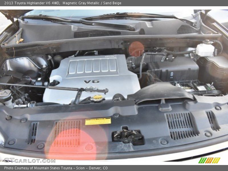 Magnetic Gray Metallic / Sand Beige 2013 Toyota Highlander V6 4WD