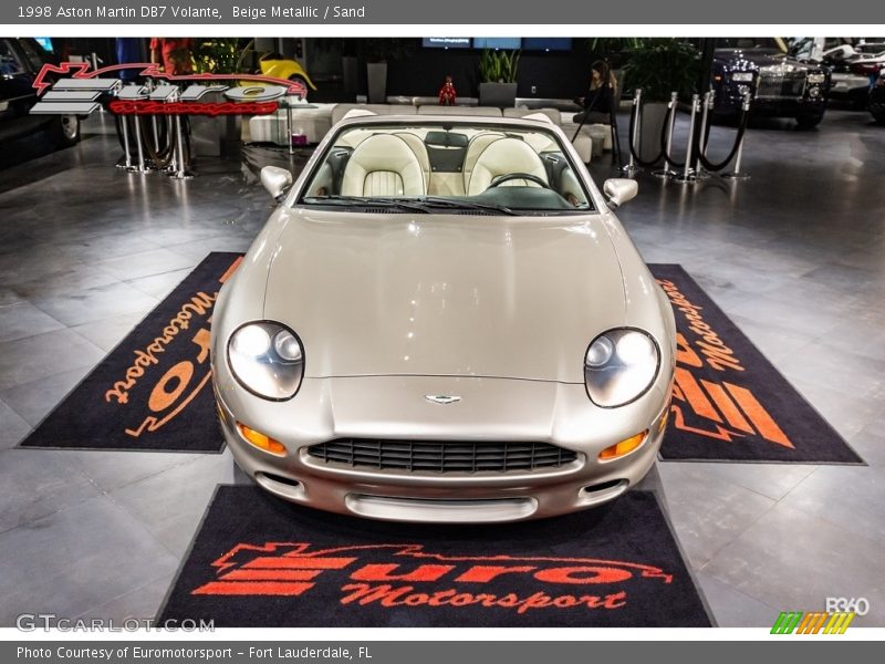 Beige Metallic / Sand 1998 Aston Martin DB7 Volante