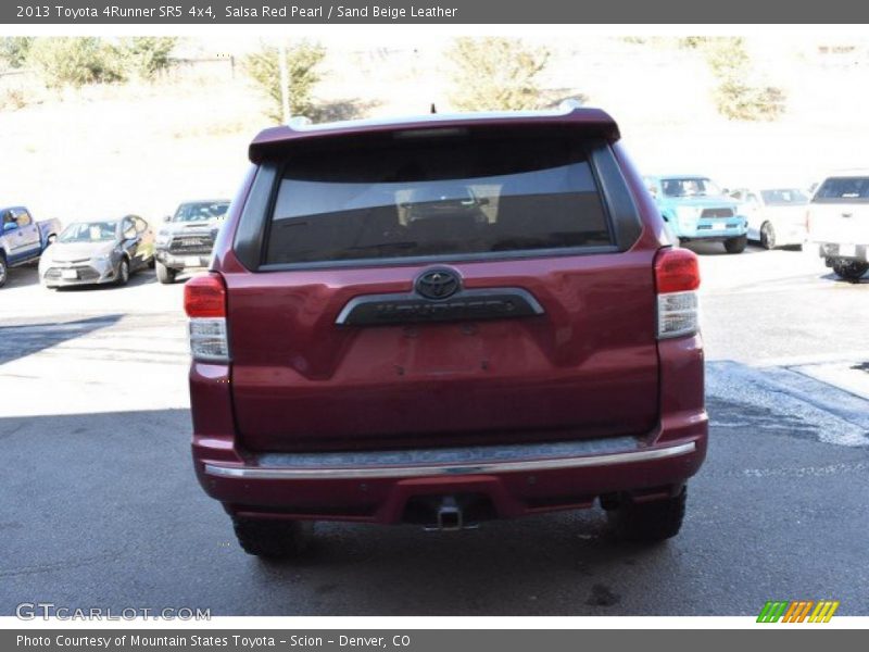 Salsa Red Pearl / Sand Beige Leather 2013 Toyota 4Runner SR5 4x4