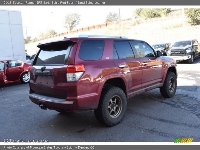 Salsa Red Pearl / Sand Beige Leather 2013 Toyota 4Runner SR5 4x4