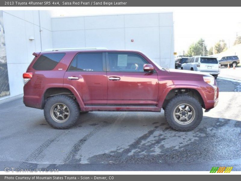 Salsa Red Pearl / Sand Beige Leather 2013 Toyota 4Runner SR5 4x4