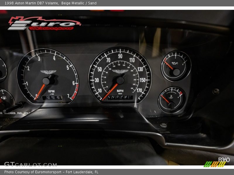 Beige Metallic / Sand 1998 Aston Martin DB7 Volante