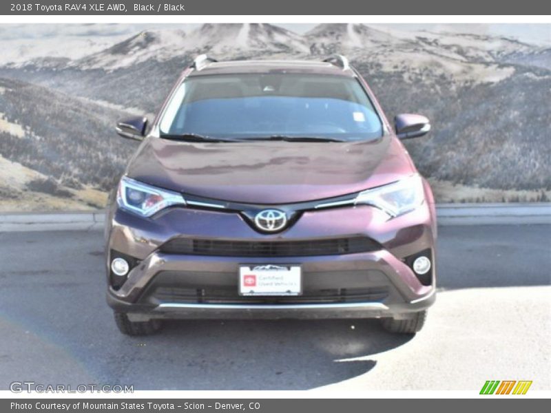 Black / Black 2018 Toyota RAV4 XLE AWD