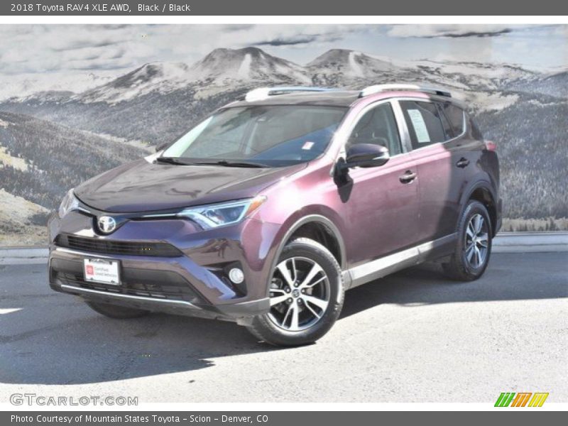 Black / Black 2018 Toyota RAV4 XLE AWD