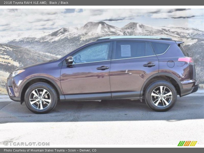 Black / Black 2018 Toyota RAV4 XLE AWD