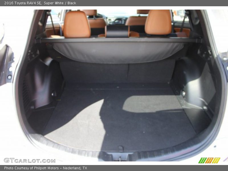 Super White / Black 2016 Toyota RAV4 SE