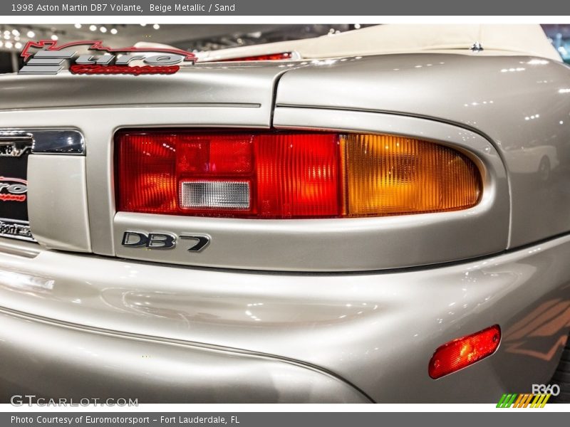 Beige Metallic / Sand 1998 Aston Martin DB7 Volante