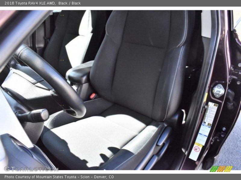 Black / Black 2018 Toyota RAV4 XLE AWD