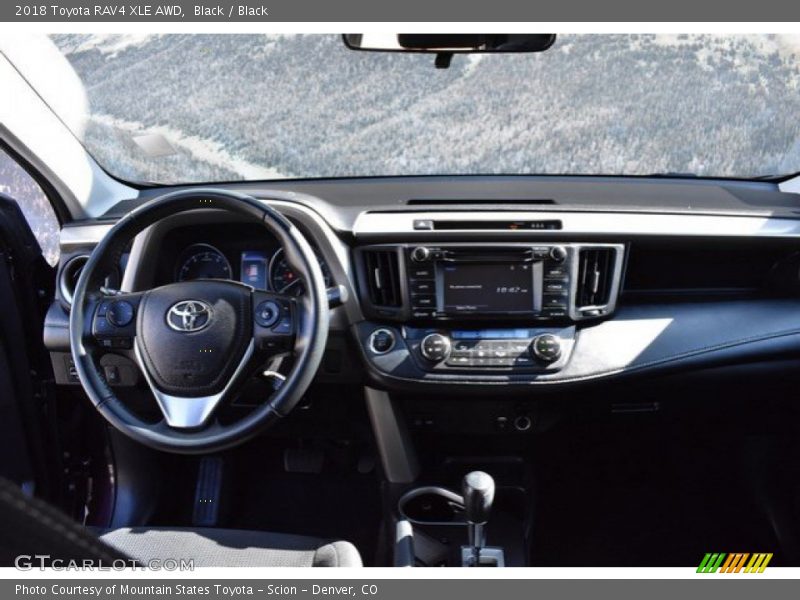 Black / Black 2018 Toyota RAV4 XLE AWD