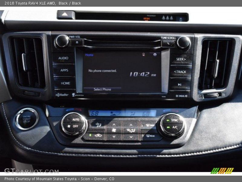 Black / Black 2018 Toyota RAV4 XLE AWD
